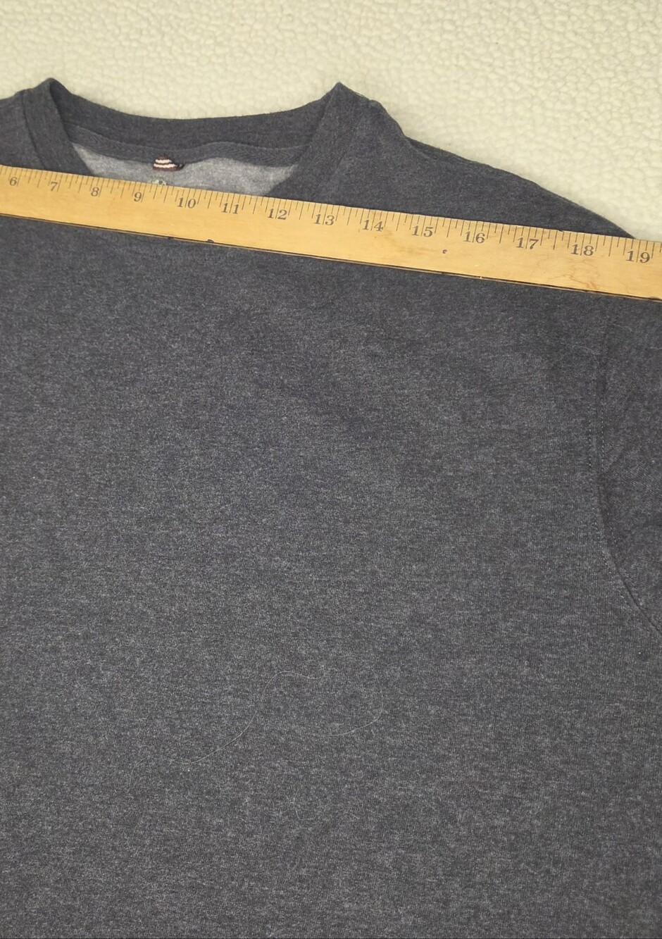 Covington Men's Crewneck Long-Sleeve Shirt - Dark Gray Size XL - Picture 5 of 6